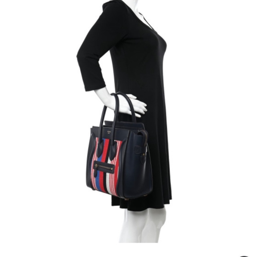 New Celine Calfskin Stripped luggage - Picture 11 of 14